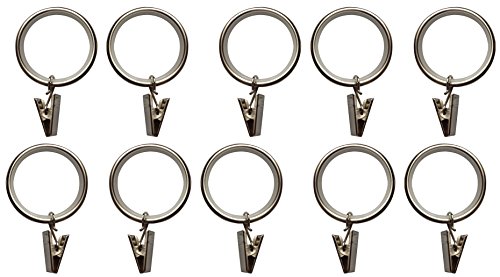 Vorhangringe Leise Clip Ringe Ø30 Stahl - 2