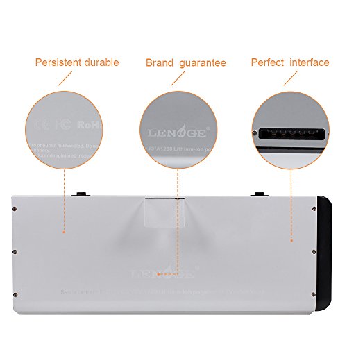 LENOGE Ersatz Hochleistung Akku Li-ion Laptop Batterie Für Apple MacBook 13″ A1278 A1280 MB771 MB771*/A MB771J/A MB771LL/A 10.95V 5000mah - 5