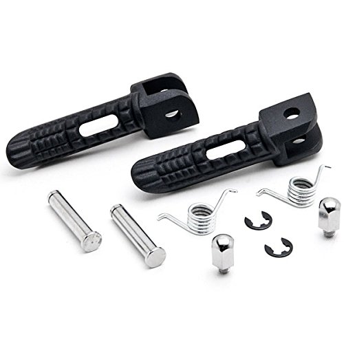 Rider Front Passenger Footrests Foot Pegs Motor Foot Rests 2PCS Fit For Suzuki GSXR 750 2001 2002 2003 2004 2005 2006 2007 2008 2009 2010 2011 2012 2013 2014