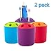 Produktbild VPlus 2 Stücke Mehrzweckzahnbürste Cup Zahnpasta Zahnbürste Lagerung Inhaber Schreibwaren Bleistift Halter Container Farbe Zufällig