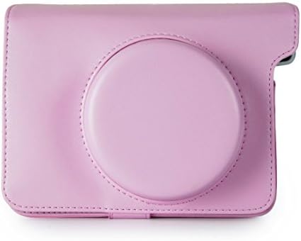 [Camera Case Fujifilm Instax Wide 300 Case Bag]-TaiYaun Comprehensive Protection Fujifilm Instax Wide 300 Camera Case Bag With Soft PU Leather Material (Pink)