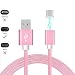 Produktbild I-Sonite I-Sonite® (Rose Gold) Magnetische USB Mikro-USB-Nylon Geflochtene Schnelles schnelles Aufladen und Daten Syc Transferkabel mit LED-Anzeige für Huawei Mate 10 Lite