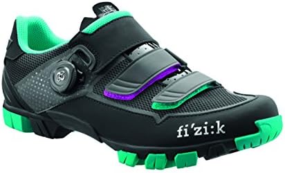 Fizik Shoes M6B DONNA BLACK-EMERALD GREEN