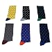Produktbild Euronovità Halbmondform en-80151 Socken Herren Verstärkte Ferse und Spitze Stück 6 Paar aus Baumwolle Stretch