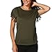 Produktbild Ears Frauen Sexy Sweatshirt Sommer Freizeit Strickjacke Baseball T-Stück Rundhals Bluse Mode Sportlicher Stil Oberteil Quaste Kurzarm Top Sommer Lose Mädchen Bluse Shirt Kurze Ärmel Hemd