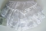 Baby Girls Sparkly Frilled Knickers, Nappy Cover Pants, Christening Special Occasion Knickers