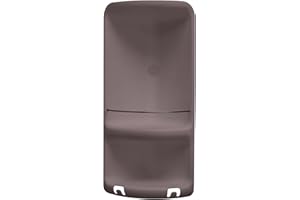 Gedy G-Caesar Mensola angolare Doccia, mensole Doccia 2 Ripiani Colore Tortora, Misure 47,3X22,6X16 CM & 0,45 kg, Realizzata in Resina e Acciaio Inox, Anni di Garanzia 2, Design R&S