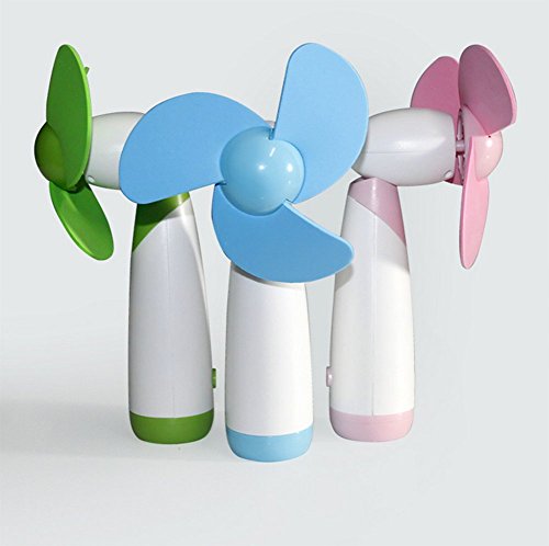 Leisial Handventilator, Miniventilator, Mini USB Fan, Lüfter ventilator für heiße Sommeraußen Reisen,Grün - 7