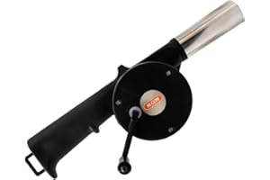 VAPPORE Ventilador Portatil para Barbacoa , Soplador de Barbacoas Manual, Ventilador de Barbacoa portatil, Soplador chimenea encendido barbacoa, Soplador barbacoa y chimeneas, ventilador barbacoa (Manual)