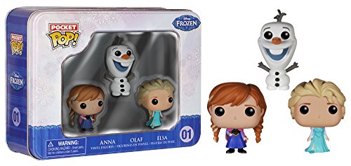 Disney congelado bolsillo pop! mini figuraa en vinilo 3-pack estaño
