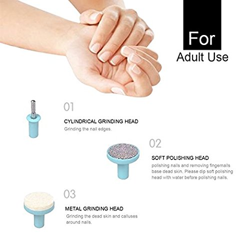 Baby Nail File, Safe Nail Clippers für Neugeborene oder Kleinkind Zehen und Fingernägel, Electric Pro Nail Trimmer Polnisch und Trim Kit - 5