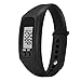 Produktbild Sportuhren,Pottoa Run Step Watch Armband Schrittzähler Kalorienzähler Digital LCD Walking Distance Bracelet Watch Fitness-Uhr Schlaftracker Kalorienzähler (Schwarz)