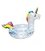Produktbild Baby Schwimmring mit Schwimmsitz, Baby Aufblasbar Kinderboot Kinder Schwimmring Unicorn Schwimmhilfe Kleinkind Pool Float Spielzeug für Kinder ab 2-6Jahren