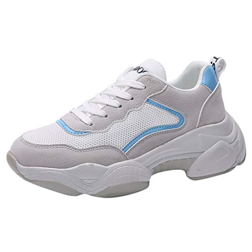 Preisvergleich Produktbild BIKETAFUWY Freizeitschuhe StraßEnlaufschuhe Damen Sneaker Atmungsaktive Laufschuhe Sommerschuhe Turnschuhe Running Outdoor Abendschuhe Flache Sportschuhe Gym