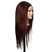 LuckyFine 100% Long Real Human Hair Salon Hairdressing Training Head Practice Model With Clamp