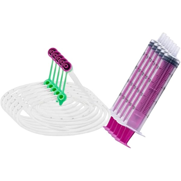 2x Baby-Flaschenschläuche - Flexibel Mit Rückflussverhinderung