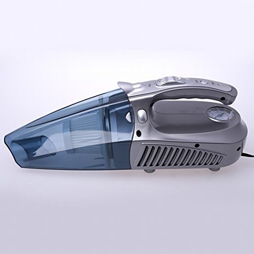 Gift Car Vacuum Cleaner Four-in-one Wet and Dry Dual-use High-power Car Inflatable Pump Pressure,Silver