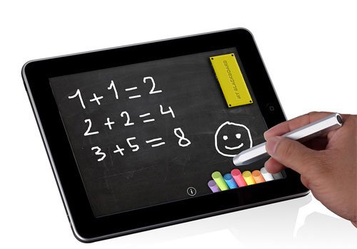 Just Mobile AluPen Eingabestift für Apple iPad/iPhone/iPod touch mit Pouch silber - 3