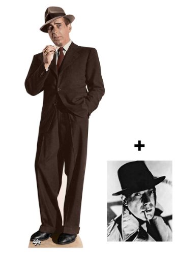 *FAN PACK* - Humphrey Bogart LIFESIZE CARDBOARD CUTOUT (STANDEE/STANDUP) - INCLUDES 8X10 (25X20CM) STAR PHOTO - FAN PACK #300