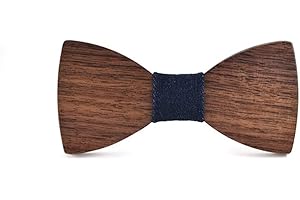 GIVBRO Kinderfliege, vorgebunden, Holzfliege, für Kinder, Jungen, fester Hals, Fliege für Smoking, Geburtstagsparty, Kostümzubehör