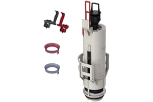 TECE Zawór spustowy A2 do standardowej spłuczki, z gniazdem zaworu, zestawem ograniczników i dźwignią siłownika, wielokolorowy