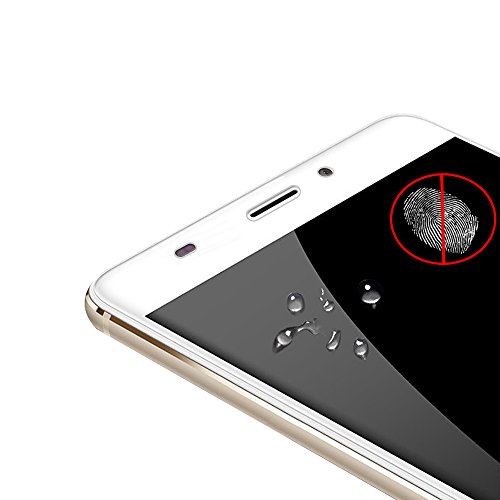 2 x Huawei P8 Lite Schutzfolie, Angozo Gehärtetem Glas Huawei P8 Lite Panzerglas Displayschutzfolie Hartglas Folie - 4