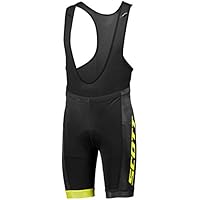 Scott RC Team + + Portabicicletas Pantalón Corto Negro/Amarillo 2018, black/sulphur yellow