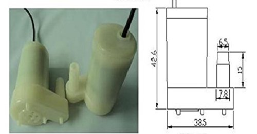 3-6VDC mini watering system pump, indoor watering pump, Mini Aquarium Tauchpumpe Wasserpumpe, Aquariumpumpe, (2) stk. - 3