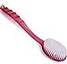 Produktbild Ruikey Professional Kunststoff Badebürste Dusche Pinsel Zurück Scrubber mit langem Griff (rot), rot, 36.5*7*3cm