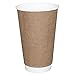 Produktbild 500 x Fiesta Hot Tasse doppelwandig Kraft 8oz Travel Einweg Becher