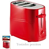 Tostador perritos calientes electrica tostadora pan salchichas hot dog 650W