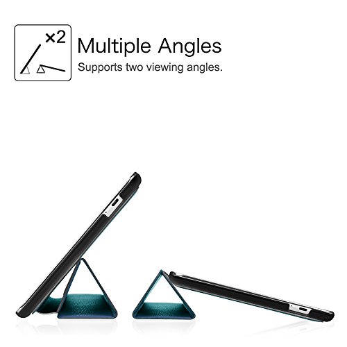 Fintie Huawei MediaPad T1 10.0 Hülle – Ultra Schlank Superleicht Ständer (SlimShell) Case Cover Schutzhülle Etui Tasche für Huawei MediaPad T1 10.0 LTE / WiFi (9,6 Zoll) Tablet-PC, Marineblau - 6