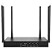 Produktbild QIA Kabelloser WiFi-Signalverstärker-Router 5G AC1200 Dualband-Gigabit-WiFi-Hochgeschwindigkeitskabel-Router mit 4 x Gigabit-Anschlüssen/Plug & Play