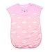 Produktbild F Fityle Baby Kinder Kleinkind Neugeborenen Decke Swaddle Schlafsack Schlaf Wrap - Rosa Wolke, M für 3-6T