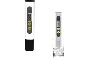 BAOSROY Wasserqualitätstest Meter,Messgerät für Trinkwasser,Wasserqualität Tester,Digitaler Salzwasser-Tester/Messgerät für Salzwasser, Pool und Fische/Koi-Teic
