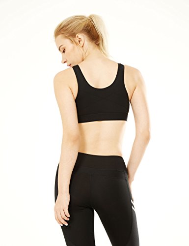 Yvette Damen Reißverschluss Vorne Front-Zip Starker Halt Ringerrücken Sport-BH 6015 Große Größen Ohne Bügel Und Polsterung - 5