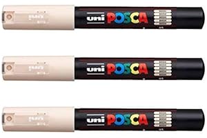 Posca 3-częściowy zestaw markerów Uni-Ball PC-1M (pełna gama 22 dostępnych kolorów)