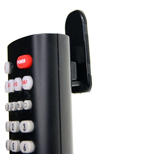 Ex-Pro® Schwarz Wand Aufbewahrung Haken Kunststoff Sticky Haken Halterung für TV Klimaanlage Fernbedienung - 2