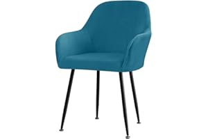 UYEOCO Fodera Per Sedia Ufficio Sala Da Pranzo Cucina Moderne 1/2/4 Pezzi Coprisedia Copripoltrona Velluto Coprisedie Con Braccioli Elasticizzato Universale Copertura Sedie Poltroncina ( Color : L , Size : 1