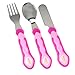 Vital Baby Stainless Steel Cutlery Set (Pink)