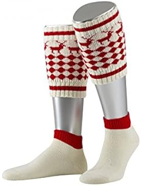 ALMBOCK Trachten Loferl Herren | Trachtenstrümpfe 2 teilig in vielen Farben für Männer | Trachtensocken Wadenwärmer...