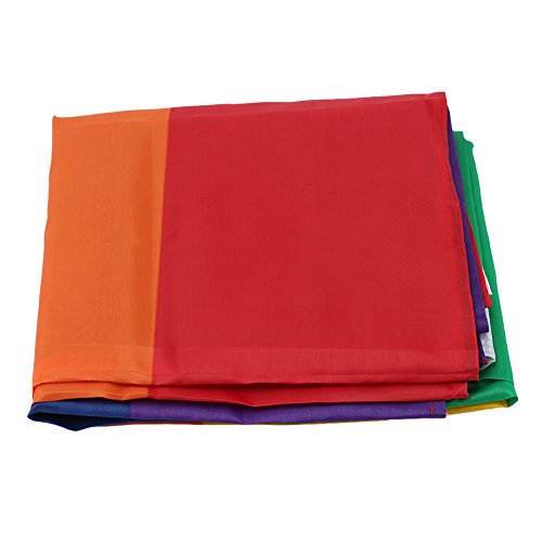 Merssavo Regenbogenfahne Fahne Flagge Flag Rainbow Regenbogen Gay Flagge 90cm x 150cm - 3
