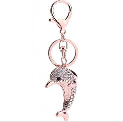 VBAI Dolphin Key Ring Automotive Bag Plush Key Ring Accessories Gifts Christmas Gifts