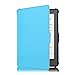 Produktbild KOBO Klare HD Hülle - Ultra Dünn und Leicht PU Leder Schutzhülle Tasche mit Auto Aufwachen/Schlaf Funktion für KOBO Klare HD Touchscreen E-Book Reader 15,2 cm (6,0 Zoll) 2018 Modell, Hellblau