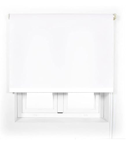 Estor Enrollable Lateral GARDINIA - Opaco Translúcido, Color Champán, 92 X 180 Cm | Para Privacidad Y Protección Solar