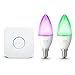 Produktbild Dok Phone Philips Hue Starter Kit 2 Leuchtmittel White Color E14