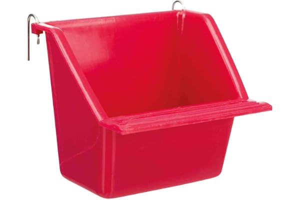Trixie - une mangeoire suspendue avec support métal, contenance 130 ml 8 x 7 cm pour oiseau