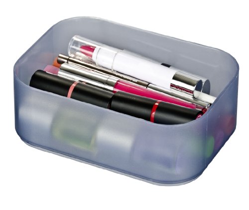 WENKO 20995100 Organizer Ice Cube S Grau – stapelbar, Kunststoff – Polypropylen, 15.5 x 7 x 11.5 cm, Grau - 6