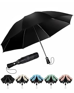 Chakipee Paraguas plegable Antiviento mujer