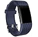 Produktbild Für Fitbit Charge 2,Amcool Outdoor Sport Cool Einstellbar Soft Silikon Armband Gurt Band (Blau, Für Fitbit Charge 2)